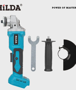 Krachtige HILDA 21V Brushless Haakse Slijper - Snoerloos Polijstmachine (Makita Accu Compatibel)