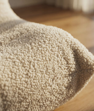 Sherpa Fleece Beanbag Fauteuil - Comfortabele Lounge Stoel voor Woonkamer & Slaapkamer