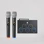 Draadloos UHF Karaoke Microfoon Systeem met Mixer voor Smart TV, PC en Home Theater