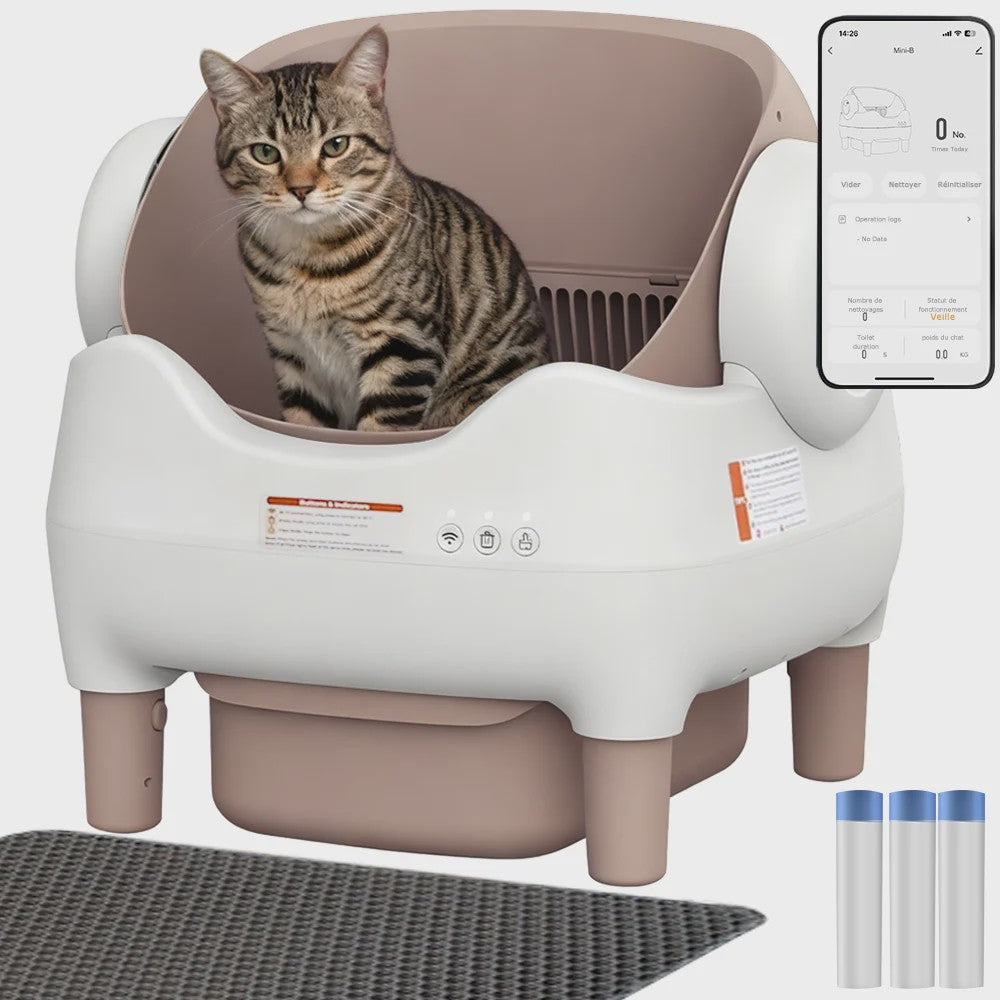 Automatische Zelfreinigende Kattenbak - Slimme APP-bediening & Geurcontrole