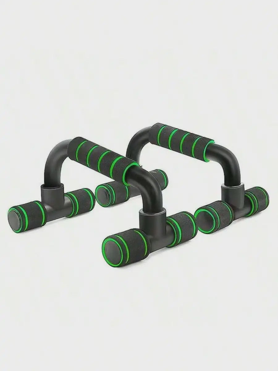 7-delige Home Workout Set: Springtouw, Handknijper, Push-up Bars & Buikroller