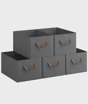Opvouwbare Stoffen Opbergboxen (3/5/6 Stuks) - Organizer voor Kleding, Speelgoed & Kast
