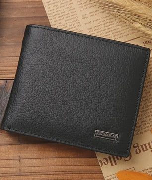 Luxe Heren Portemonnee van Echt Leer - Compact & Stijlvol