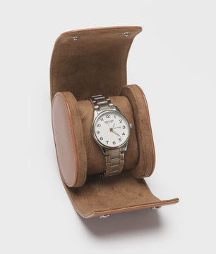 Luxe Leren Horlogeroller - Opvouwbare Reisbox voor 1, 2 of 3 Horloges