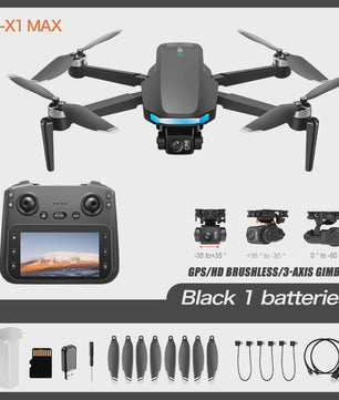 S-X1 MAX Professionele Drone met 4K Camera, 3-Assige Gimbal en GPS