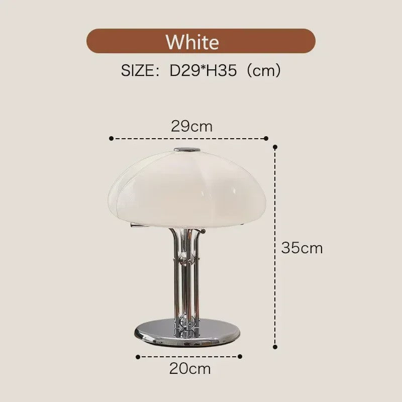 Nordic Pompoen LED Tafellamp - Bauhaus Retro Design voor Sfeervolle Verlichting