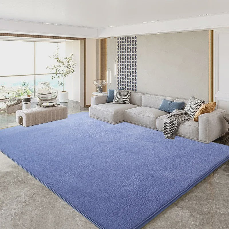 Zacht Coral Fleece Vloerkleed Grijs - Comfortabel voor Woonkamer, Slaapkamer & Kinderkamer