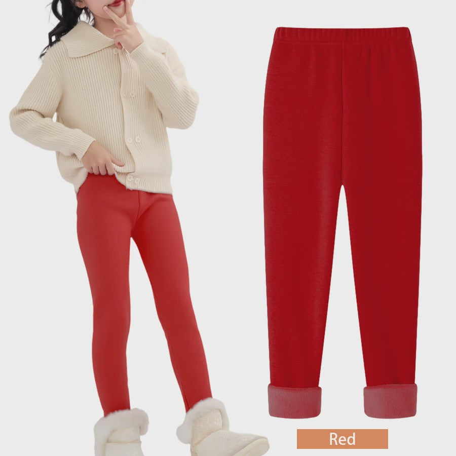 Warme Fleece Lined Leggings voor Meisjes (3-11 Jaar) - Zacht & Comfortabel