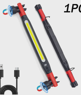 Oplaadbare LED Werkplaat Lamp met Magneet & Haken - Ideaal voor Auto Reparatie