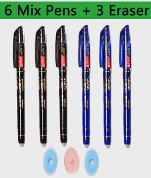 Set van 25 Kawaii Uitwisbare Gelpennen - Vloeiend Schrijven en Wissen voor School & Kantoor