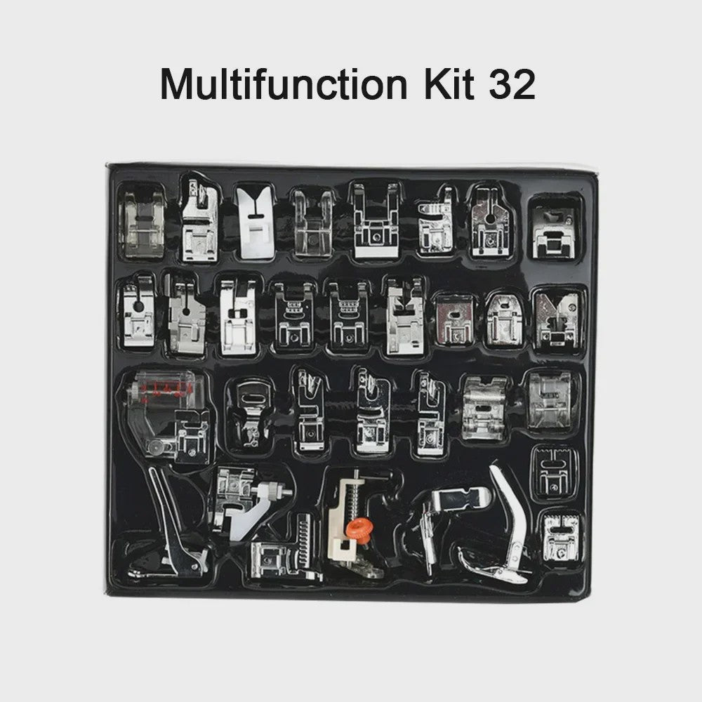 Uitgebreide Set Naaimachine Voetjes (11-82 Stuks) - Multifunctioneel voor Diverse Stijlen