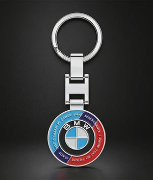 Metalen 3D BMW Autosleutelhanger Ring met Embleem - Auto Accessoires