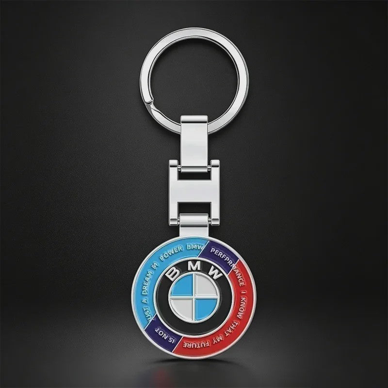 Metalen 3D BMW Autosleutelhanger Ring met Embleem - Auto Accessoires