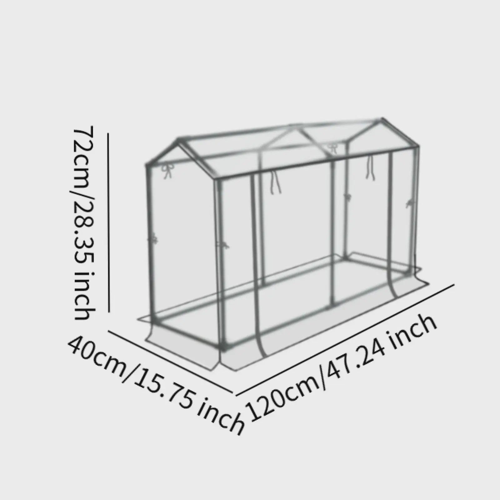 Mini Kas Tent - Eenvoudig Op te Zetten Kweekkas voor Binnen en Buiten