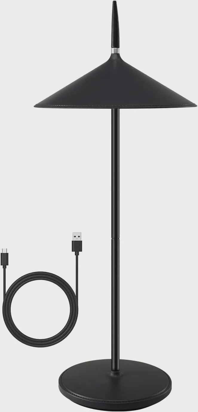 Draadloze LED Tafellamp Oplaadbaar met USB-C, Dimbaar & Waterdicht (IP44)