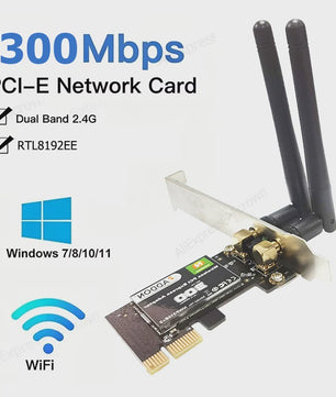 KEBIDUMEI DW1820 AC1200 PCIe WiFi Adapter met Bluetooth 4.1