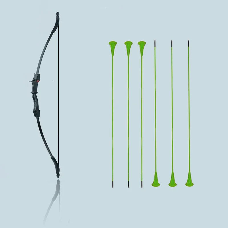 Kinder Recurve Boog en Zuignap Pijl Set - Junior Boogschieten Training 15-18lbs 42 inch