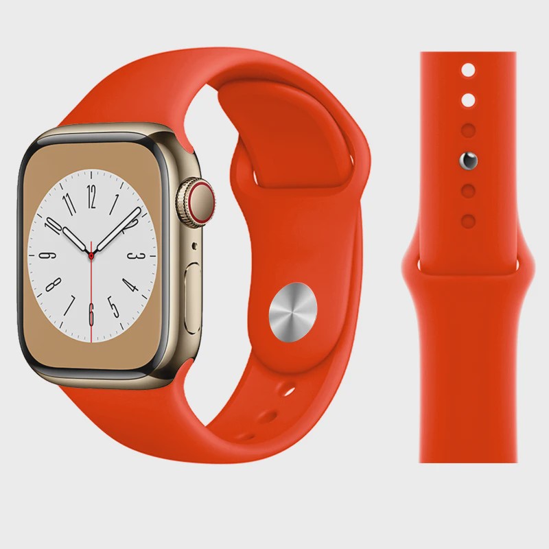 Sport Siliconen Bandje voor Apple Watch 38-49mm - Serie 1 t/m 11, SE, Ultra