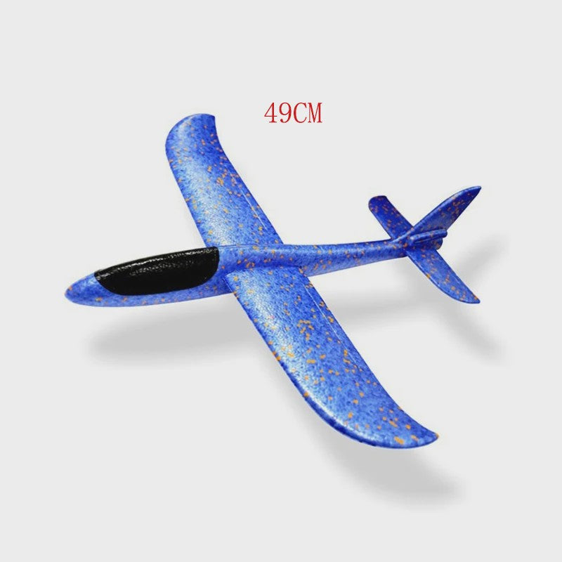 49cm Schuim Vliegtuig - Handgooi Vlieger Model voor Buitenplezier & Cadeau voor Kinderen
