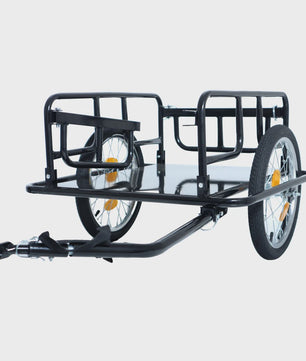 Robuuste Cargo Fietskar met 50 Kg Laadvermogen en Universele Koppeling - Ideaal voor Boodschappen en Transport