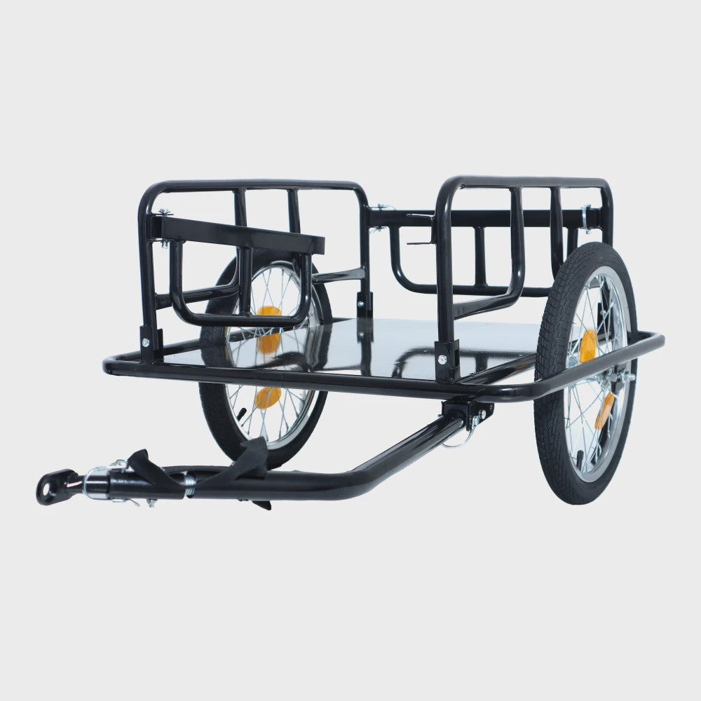 Robuuste Cargo Fietskar met 50 Kg Laadvermogen en Universele Koppeling - Ideaal voor Boodschappen en Transport