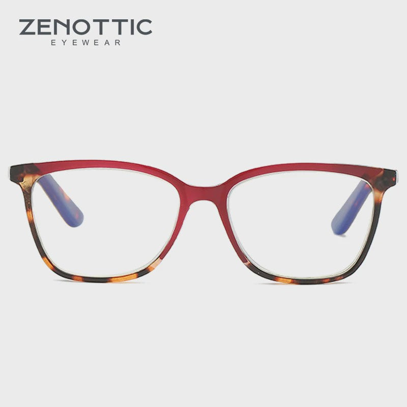 ZENOTTIC S-Maat Vierkante Bril - Blauwlichtfilter & Fotocromisch - Unisex Optische Bril