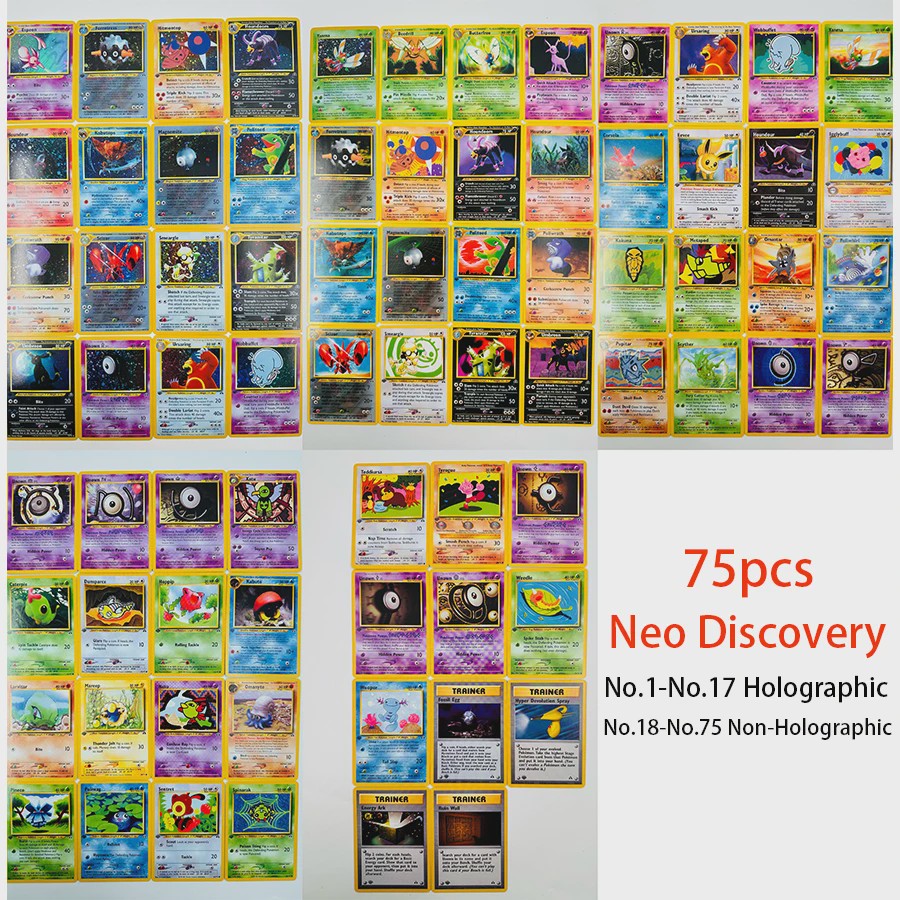 Verzamelkaarten: Base, Jungle, Fossil, Neo, Gym - Complete Collectie