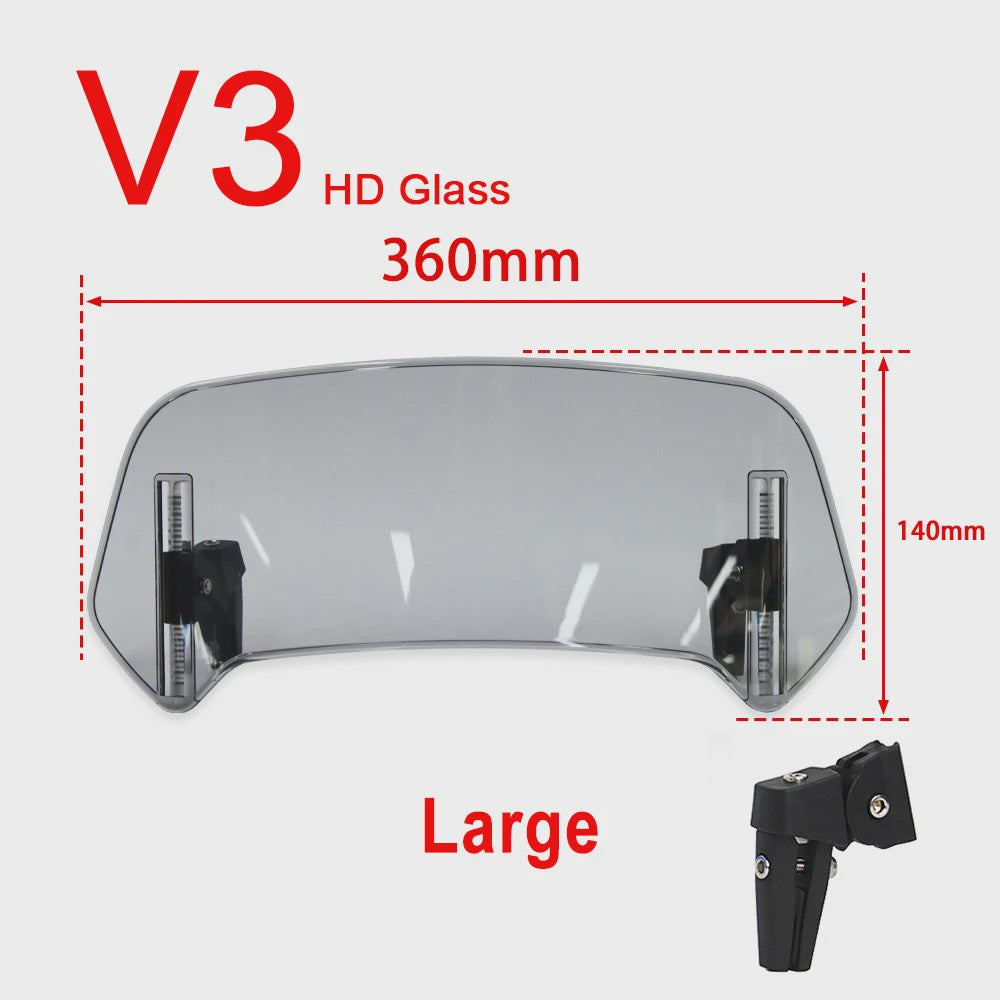 Universele Motor Windscherm Verlengstuk - Verstelbaar Spoiler Deflector