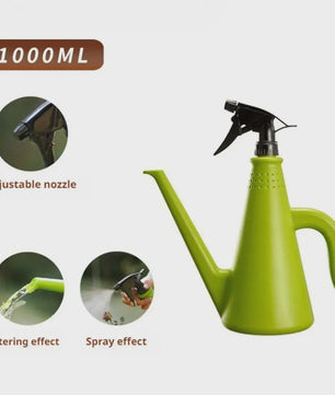 Dubbele Functie Gieter met Sprayfunctie - Ergonomisch Ontwerp