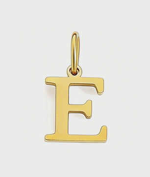 Gouden Initiaal Bedel - Roestvrij Staal - DIY Ketting Bedeltje A-Z