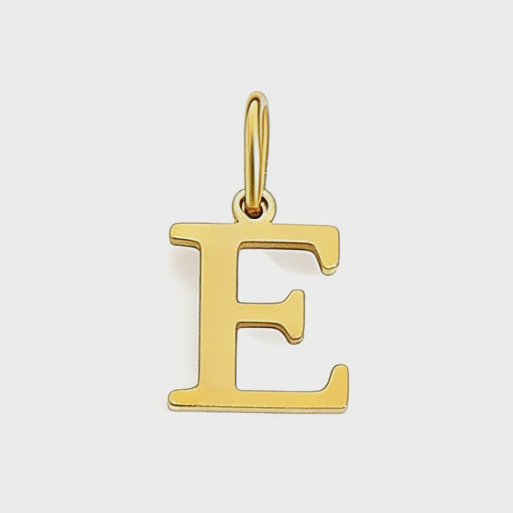 Gouden Initiaal Bedel - Roestvrij Staal - DIY Ketting Bedeltje A-Z