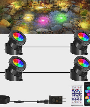 Waterdichte RGB LED Spot Verlichting voor Vijver & Fontein - App & Afstandsbediening