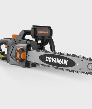 DOVAMAN Elektrische Kettingzaag 2400W - 40cm Oregon Bar, Snoerloos Spannen & Automatische Smering