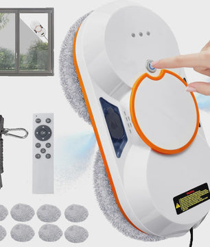 Automatische Ramenwasser Robot - Sterke Zuigkracht, Afstandsbediening & Waterreservoir