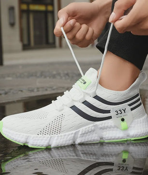Herensneakers Ademend Lichtgewicht Mesh - Casual Sport & Hardloopschoenen