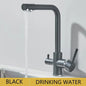 Keukenmengkraan met Dubbele Uitloop: Filterkraan voor Drinkwater & Warm/Koud Water