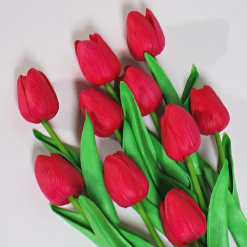 Real Touch Kunstbloemen Tulpen - Luxe Boeketten voor Huis & Bruiloft Decoratie