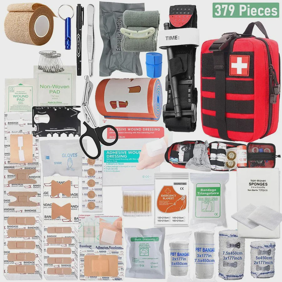 Professionele 379-delige EHBO- en Survival Kit voor Noodgevallen