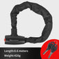 WEST BIKING Anti-diefstal Fietsketting Slot - Robuust & Veilig met 2 Sleutels