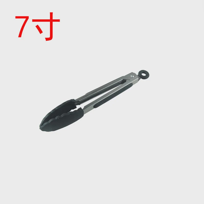 Set Keukentang 7, 9 & 12 Inch - RVS met Hittebestendige Siliconen Tips & Vergrendeling