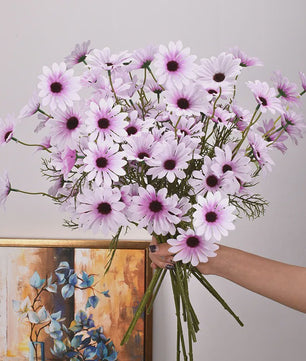 Kunstboeket Margrieten (3/5/10 stuks) - Zijde Kunstbloemen voor Decoratie