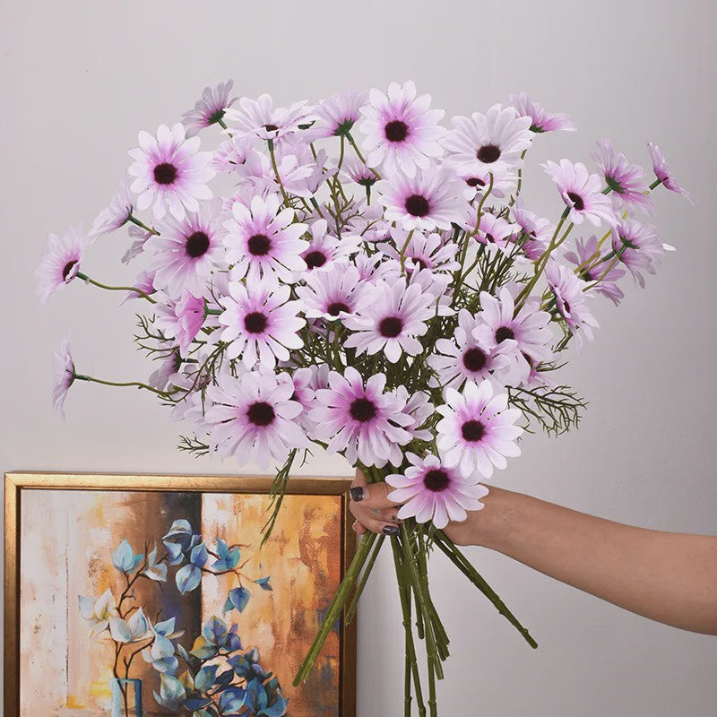 Kunstboeket Margrieten (3/5/10 stuks) - Zijde Kunstbloemen voor Decoratie