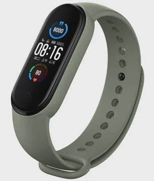 Siliconen Polsband voor Xiaomi Mi Band 7, 6, 5, 4, 3 - Vervangend Bandje Smartwatch Accessoire
