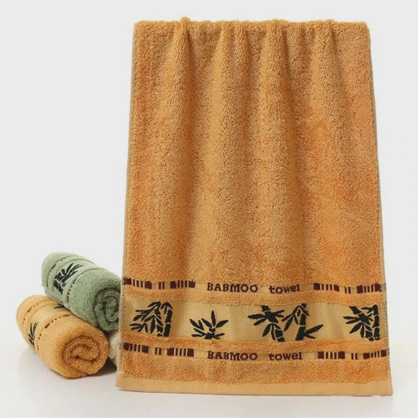 Luxe Bamboe Vezel Handdoeken Set - Zacht, Absorberend & Stijlvol