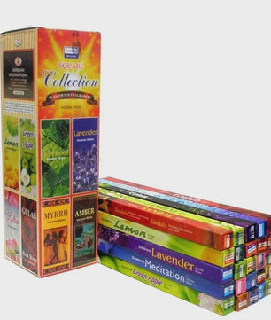 25 Assorti Geuren Wierookstokjes - Natuurlijke Huisparfum uit India met Lavendel, Sandelhout & Salie