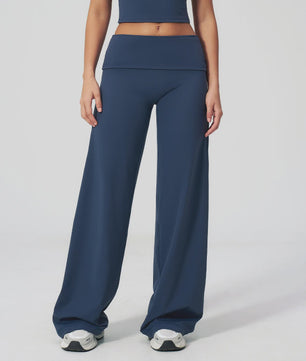 Dames Yoga Bell-Bottoms met Hoge Taille - Flared Sportbroek voor Fitness & Gym