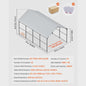 Robuuste Metalen Carport met Verzinkt Stalen Frame - Bescherming voor Auto & Boot