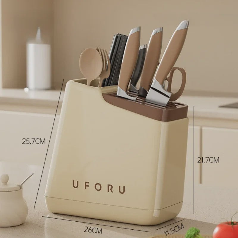 Multifunctionele Messenhouder & Keuken Organizer - Stijlvol en Praktisch