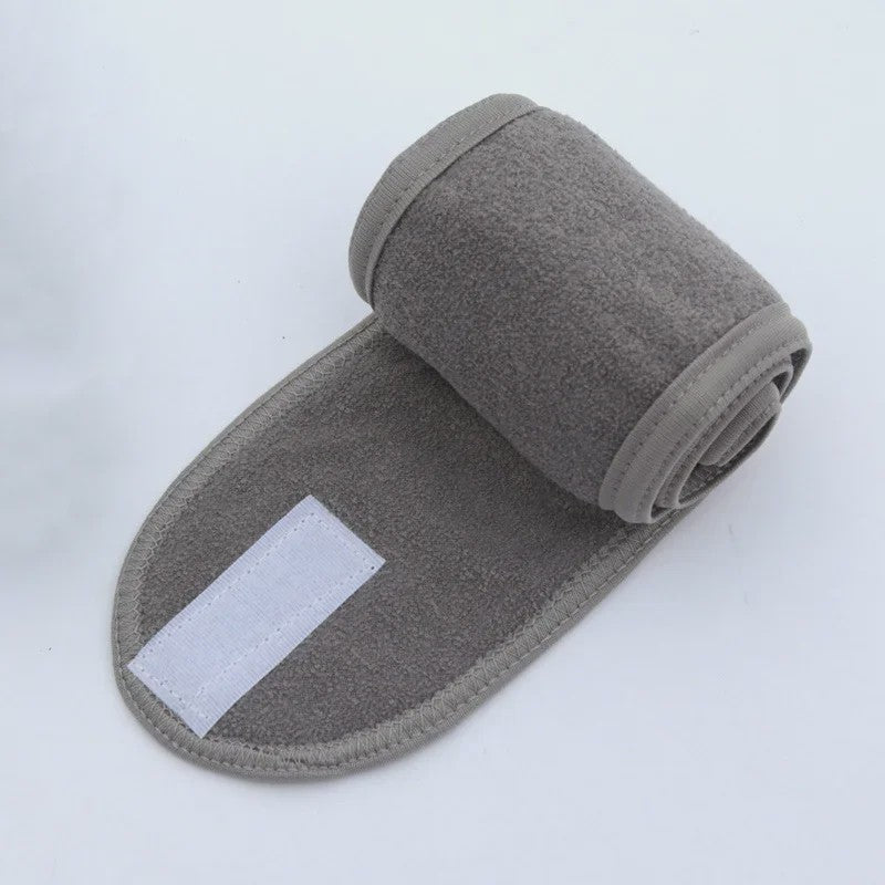 Verstelbare Make-up Haarband - Zachte Badstof Hoofdband voor Gezichtsreiniging & Yoga