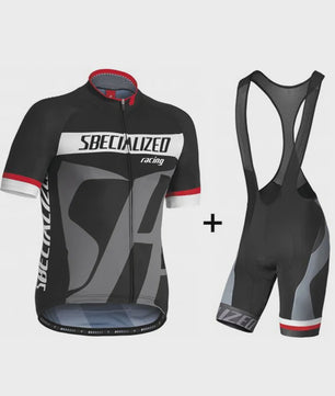 Pro Team Fietskleding Set: Zomer Wielershirt & Bib Shorts voor Racefiets en MTB